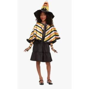 Costume, Female, Candy Corn Witch Kit, Child One Size Fits Most Up to 14